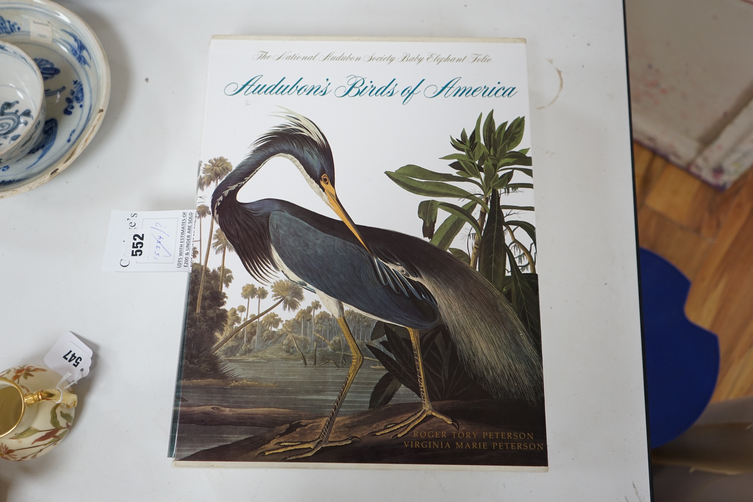 Petersen, Roger Tory and Petersen, Virginia Marie - The National Audubon Society Baby Elephant Folio of Audubon' Birds of America, revised edition, third printing, Abbeville Press, 1990, with slip case